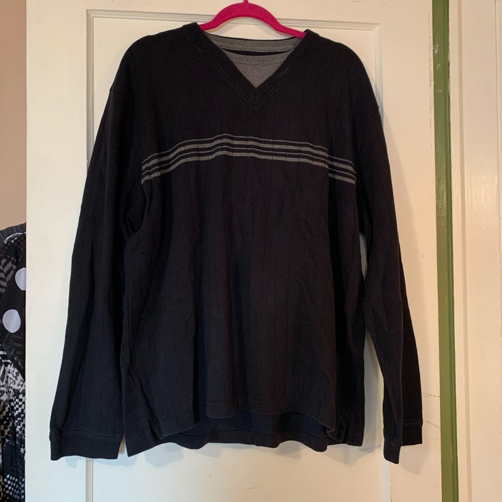 Van Heusen Cotton/Poly Long Sleeve Top, XXL